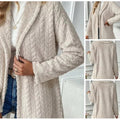 Elegant and Casual Plush Jacket with Textured Design