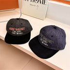 Men's Vintage-Inspired Embroidered Baseball Cap
