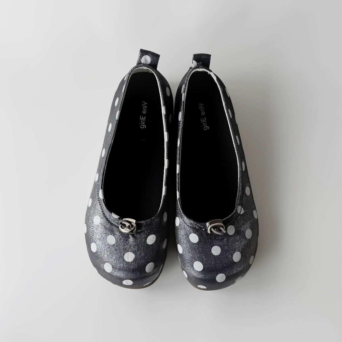Women's Polka Dot Ballet Flats with Cushioned Footbed