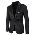 Women's Elegant Slim Fit Velvet Blazer