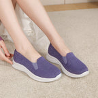 Women's Breathable Casual Slip-Ons with Non-Slip Sole