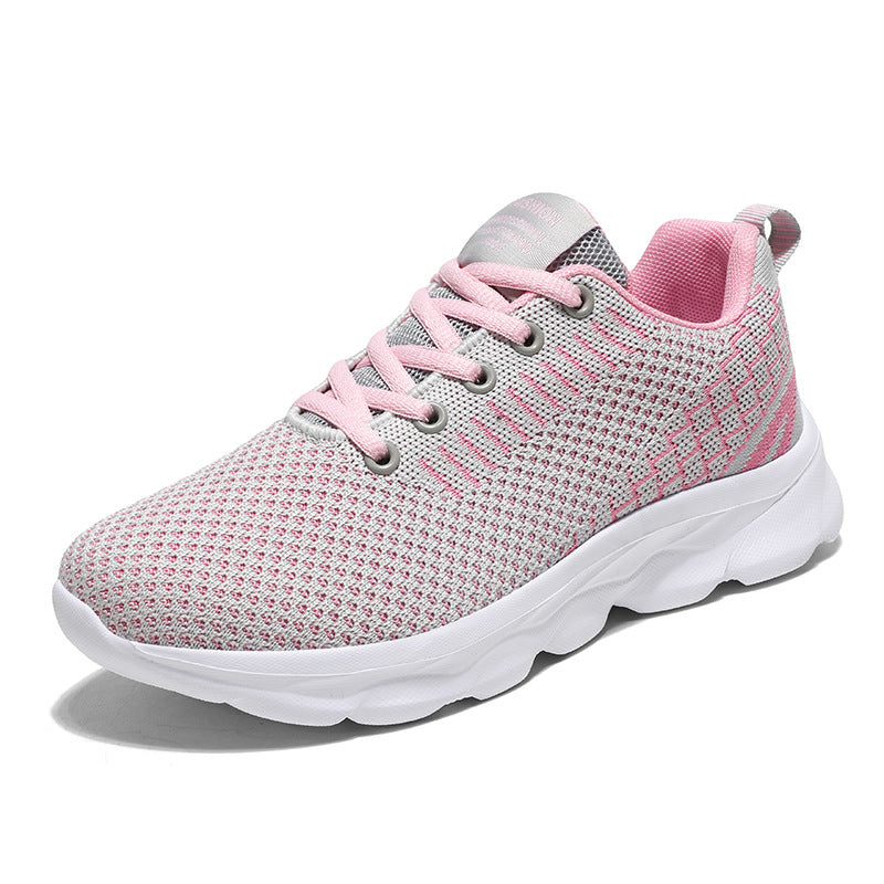 Women's Breathable Fitness Sneakers with Lightweight Sole