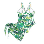 Women's Floral Swimsuit with Adjustable Straps