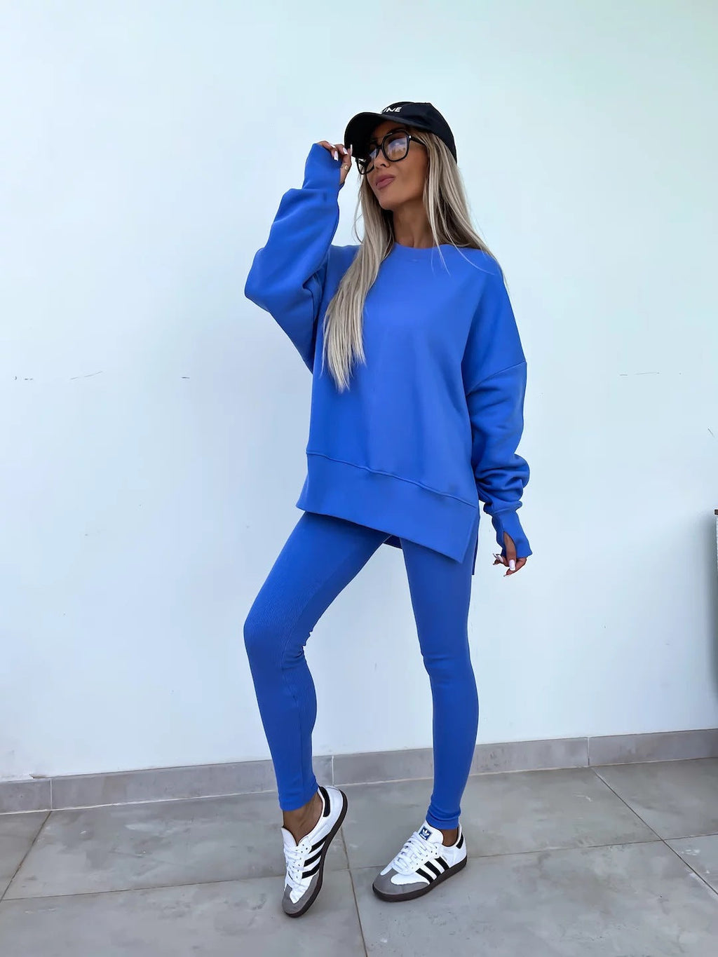 Women's Casual Oversized Sweater and Leggings Set