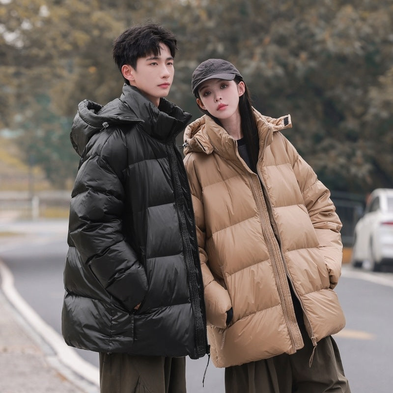 Women's Fashionable Puffer Parka with Adjustable Hood System and Soft Lining
