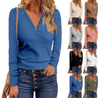 Women's Long Sleeve Shirt with Button Details