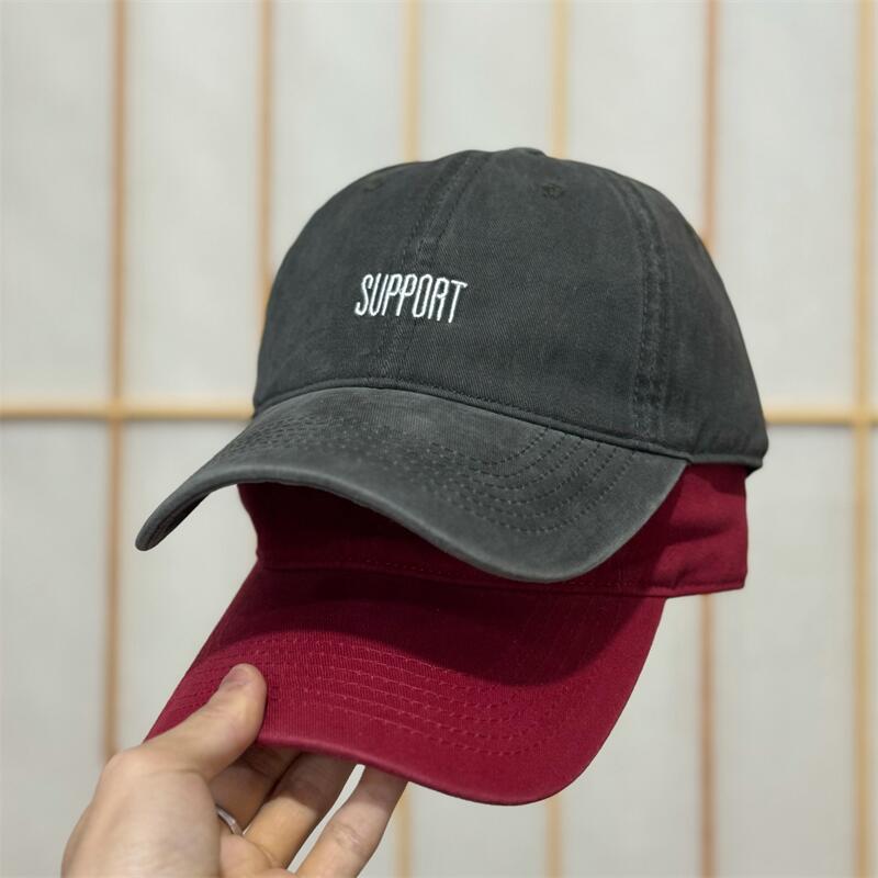 Men's Supportive Embroidered Cotton Baseball Cap