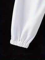 Women's Comfortable Leisure Pants with Elastic and Side Pockets