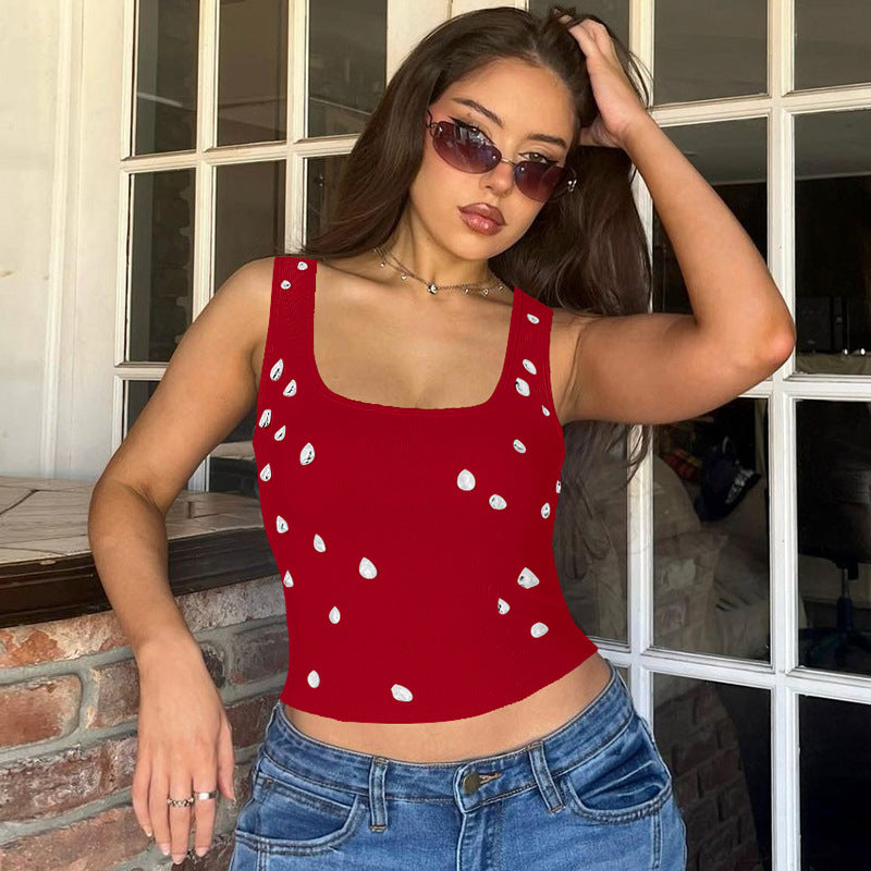 Women's Performance Shirt with Glitter Details