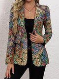 Women's Floral Blazer Jacket