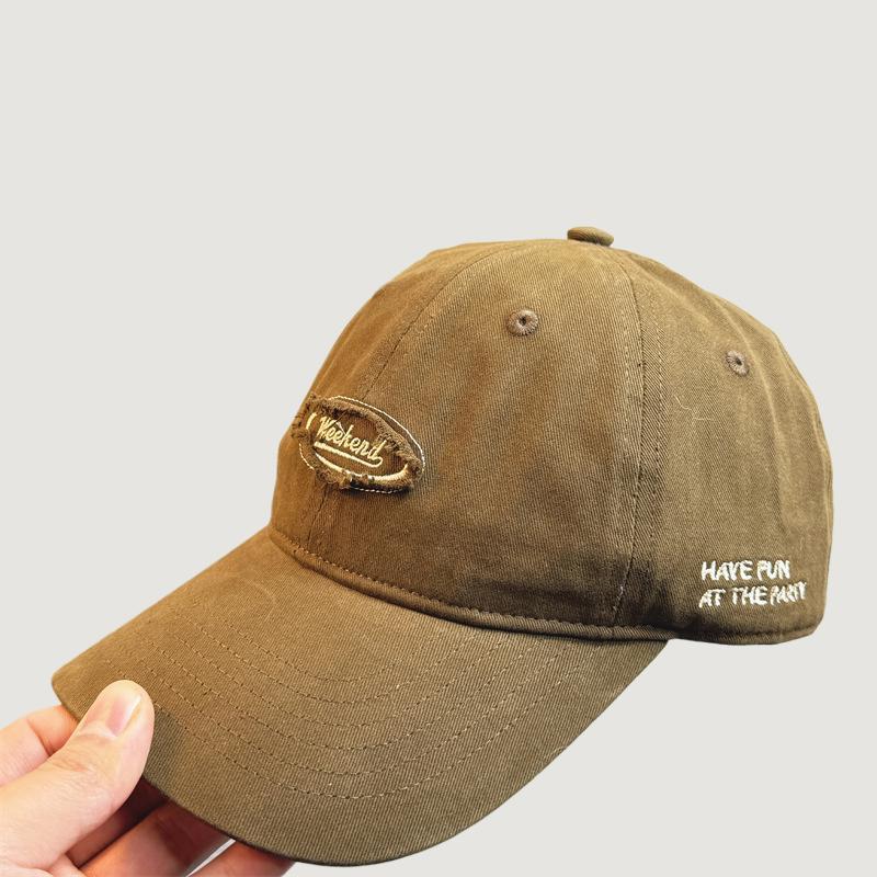 Men's Casual Distressed Embroidered Baseball Cap