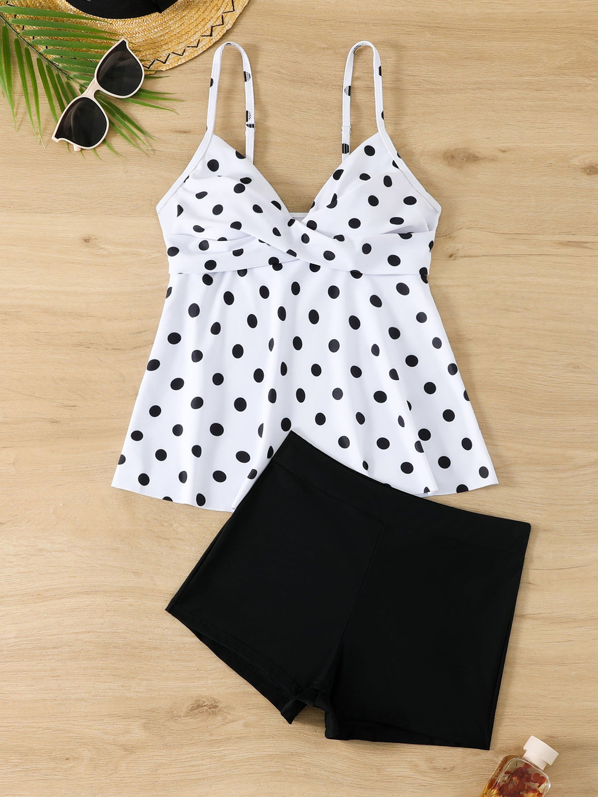 Women's Swimsuit with Skirt and Shorts