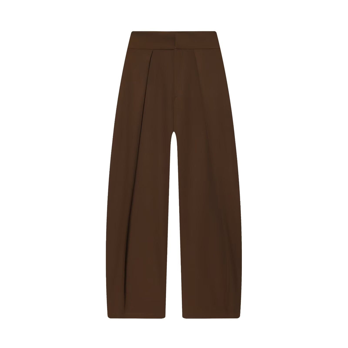 Women's Elegant Wide-Leg Trousers with Fine Pleats