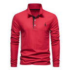 Men's Breathable Cotton Polo Shirt