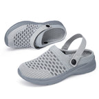 Women's Breathable Casual Clogs with Practical Heel Strap