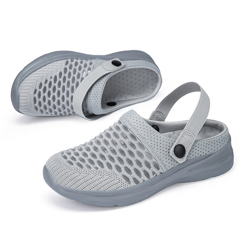 Women's Breathable Casual Clogs with Practical Heel Strap