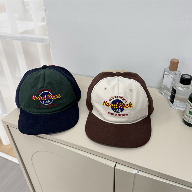 Men's Vintage-Inspired Embroidered Baseball Cap
