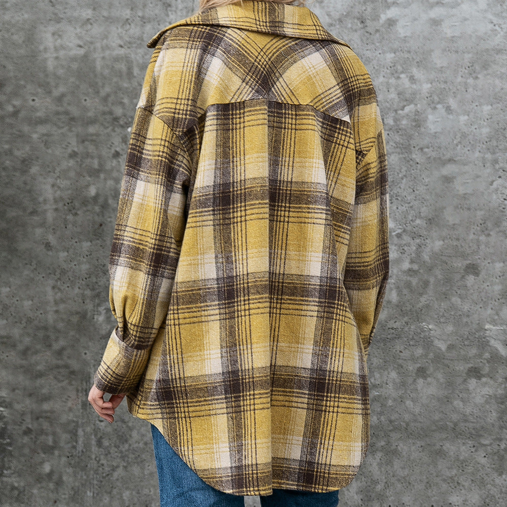 Women's Plaid Overshirt