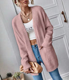 Women's Fluffy Open Cardigan