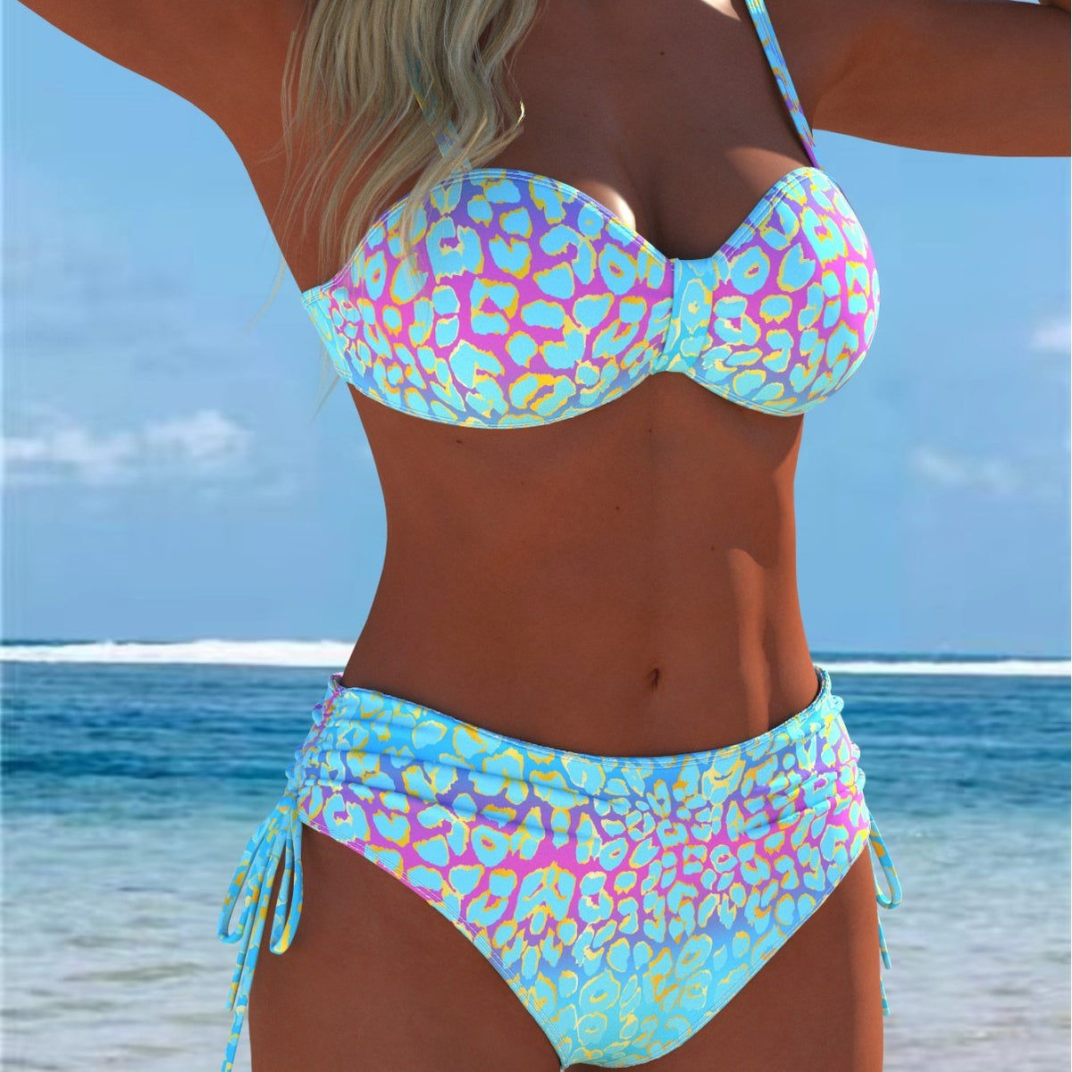 Women's Balconette Bikini with Side Ties