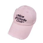 Men's Distressed Cotton Baseball Cap