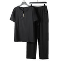 Women's Casual Lounge Set with Button Details