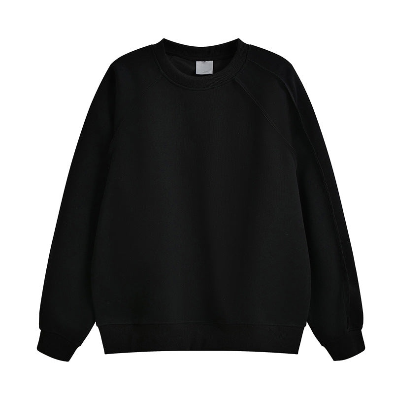Women's Comfortable Sweatshirt with Raglan Sleeves