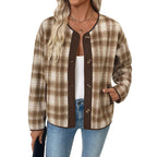 Women's Plaid Overshirt
