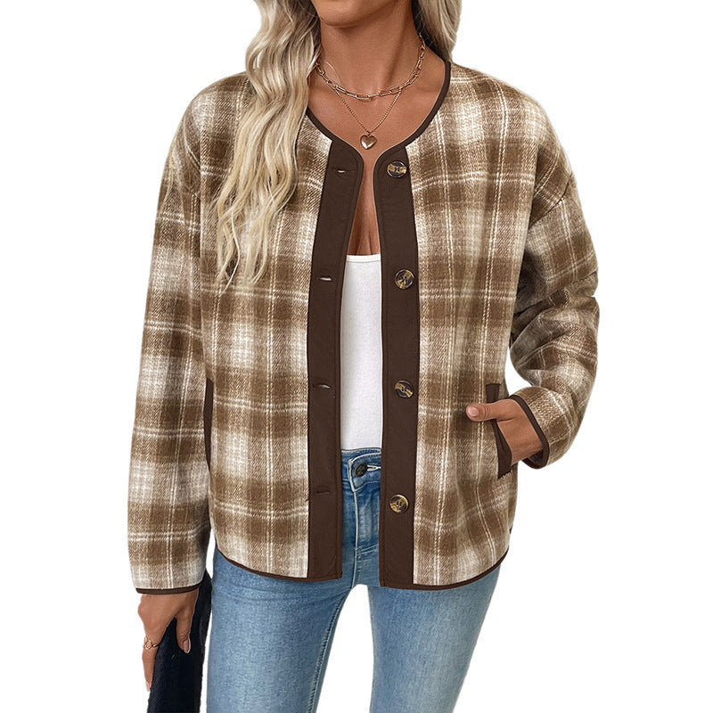 Women's Plaid Overshirt