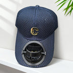 Breathable Baseball Cap with Rechargeable Fan