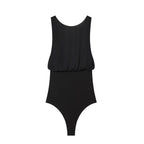 Women's Swimsuit with Decorative Ruffle and Flattering Cut