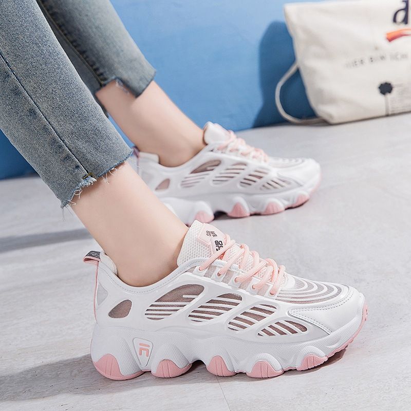 Women's Breathable Sport Sneakers with Flexible Sole
