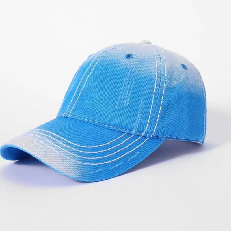 Men's Classic Distressed Cotton Baseball Cap