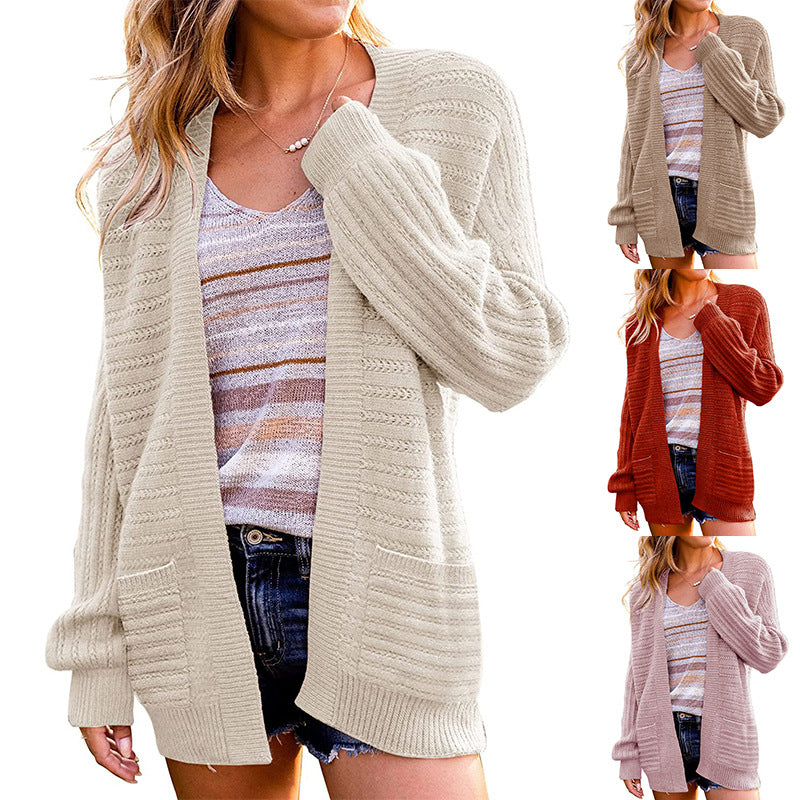 Women's Cozy Cardigan with Special Details