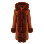 Elegant Parka with Faux Fur Trim