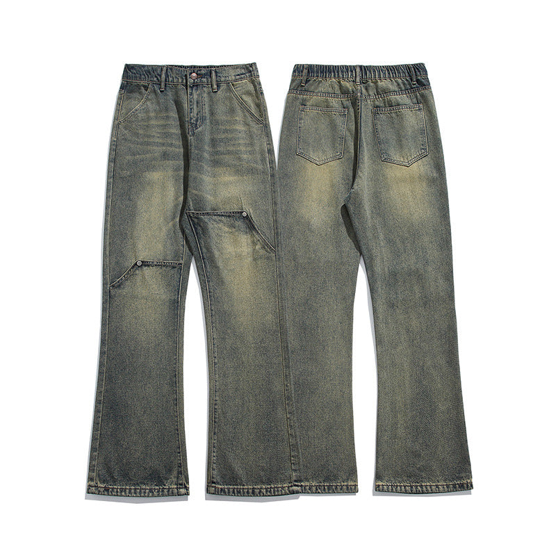Women's Cargo Jeans with Zipper Pockets