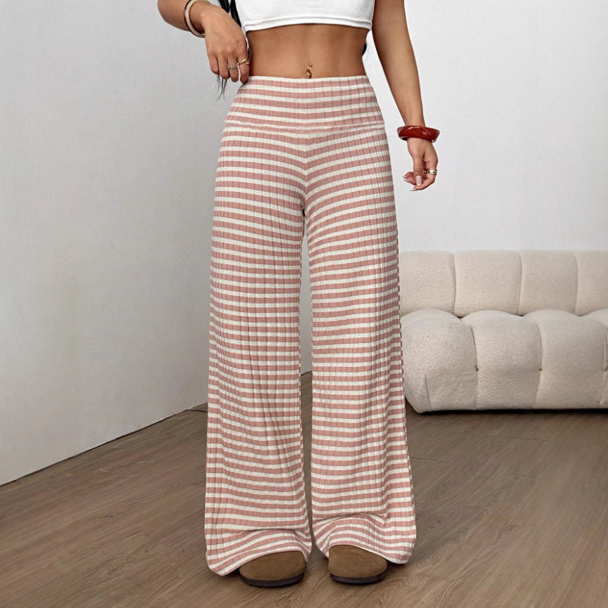 Women's Elegant Plaid Carrot Trousers