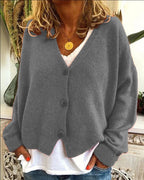 Oversized Cardigan with Button Details