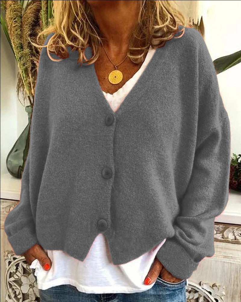 Oversized Cardigan with Button Details