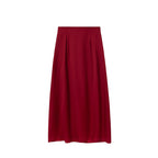 Women's High-Waisted Maxi Skirt with Side Slit
