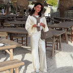 Women's Elegant and Comfortable Satin Lounge Set