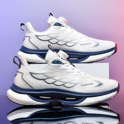 Women's Breathable Running Shoes with Quick-Lace System and Cushioned Sole