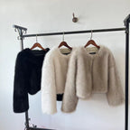 Elegant Faux Fur Jacket
