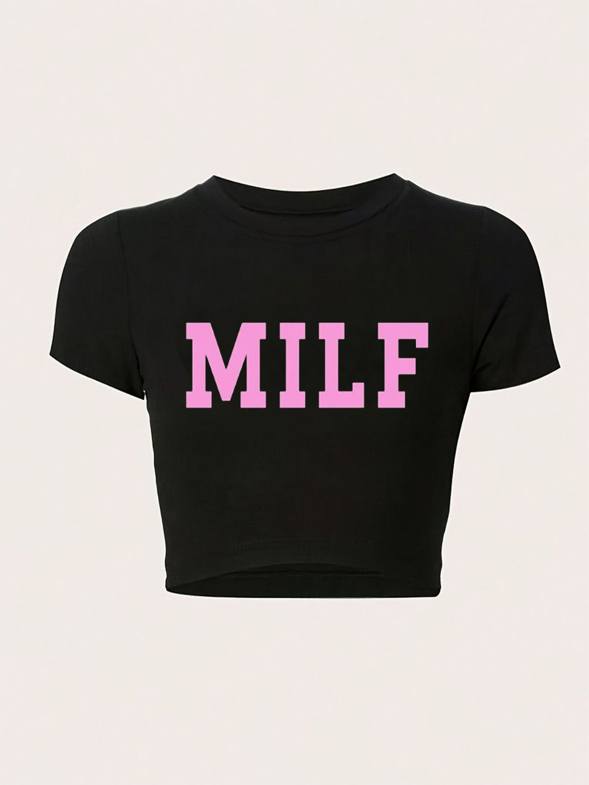 Women's Statement Print Crop T-Shirt