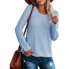 Women's Chunky Knit Sweater with Textured Design