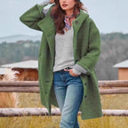 Women's Long-Sleeved Comfort Coat