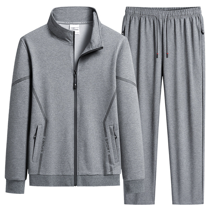 Men's Performance Zip-Front Track Jacket and Jogger Set