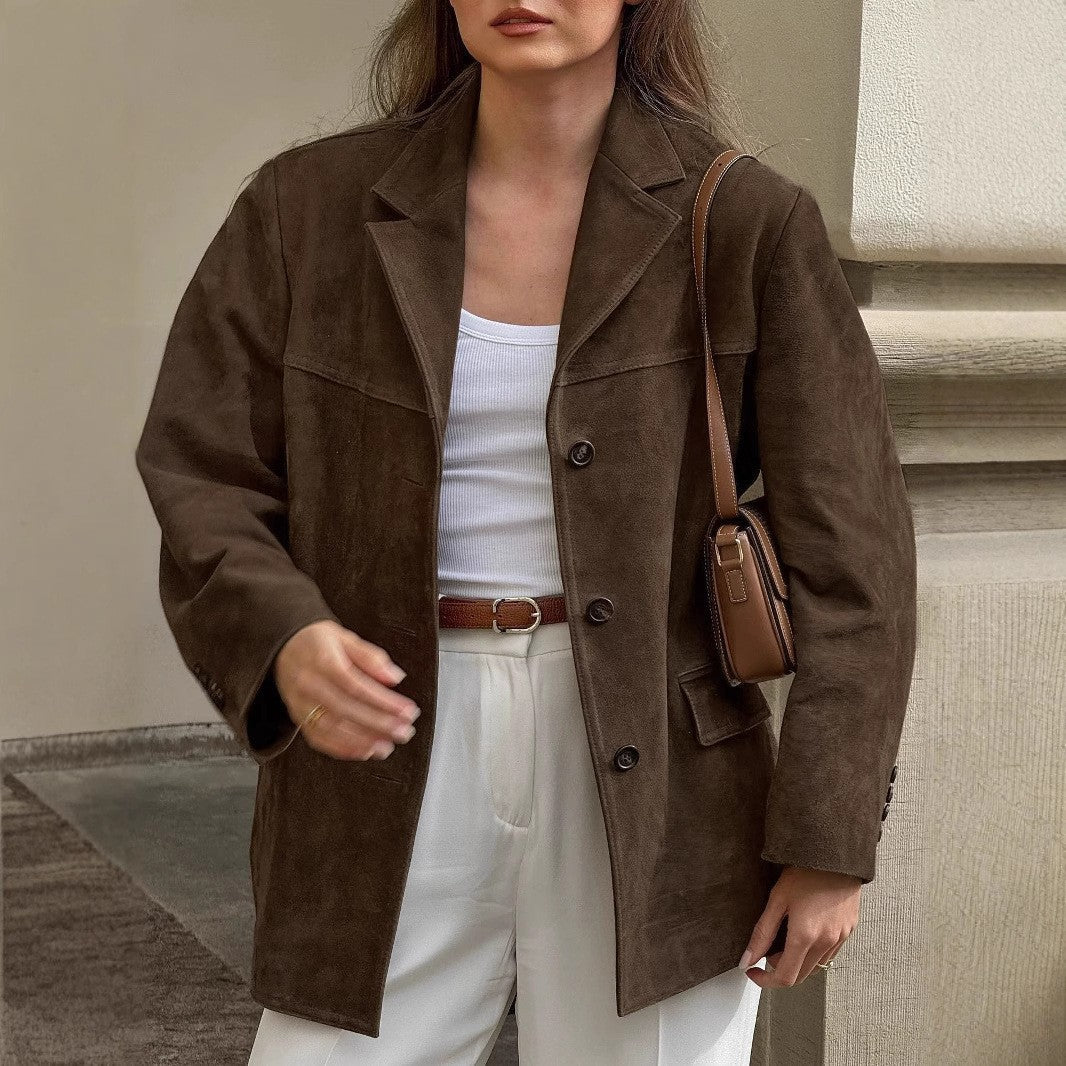 Women's Classic Suede Jacket