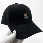 Corduroy Graphic Baseball Cap