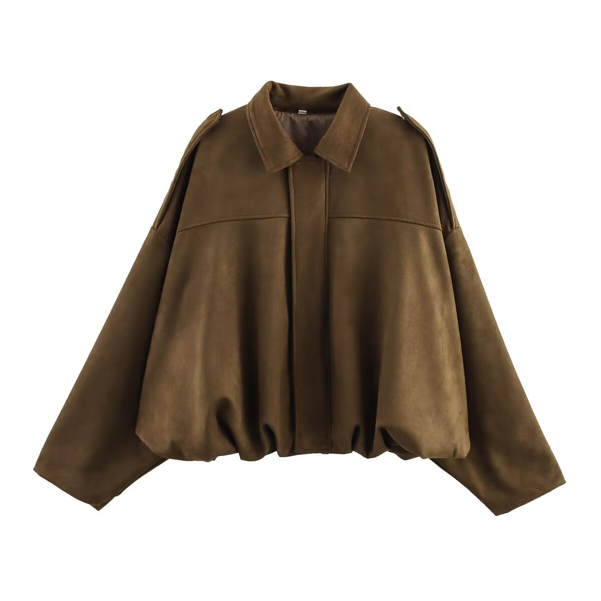 Elegant Oversized Jacket with Refined Cut